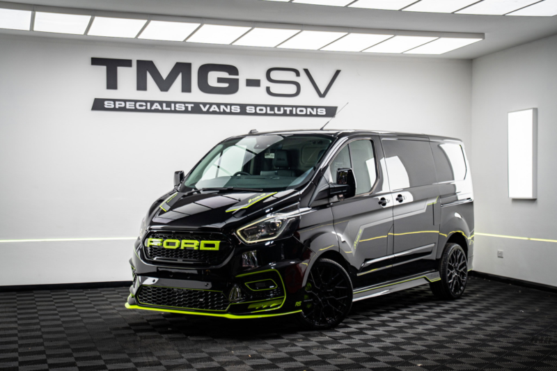 2022 Ford Transit Custom 2.0 Custom Limited Panel Van 5dr Diesel Manual L1 H1 Euro 6 Tmg Rs in Black — image 1