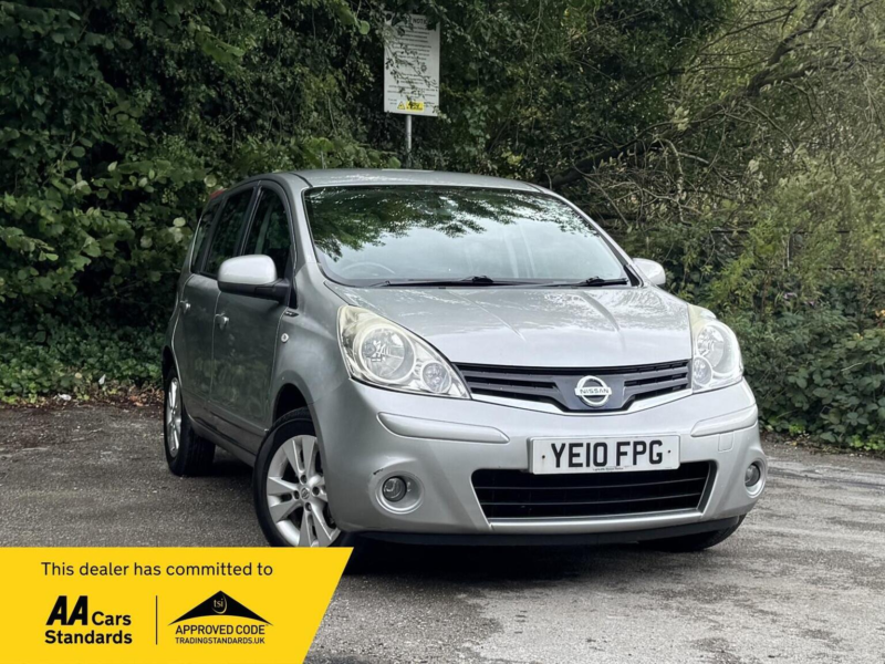 2010 Nissan Note 1.4 16v Acenta Euro 4 5dr in Silver — image 1