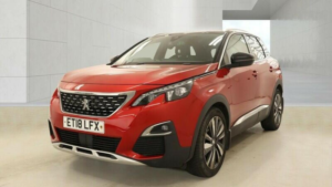 2018 Peugeot 3008 1.5 Bluehdi Gt Line Premium Eat Euro 6 (s/s) 5dr in Red — image 2
