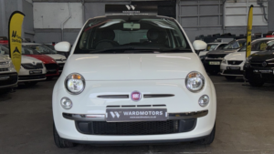 2015 Fiat 500 1.2 500 1.2 69hp Lounge White 3dr Lowtax+panroof in White — image 3
