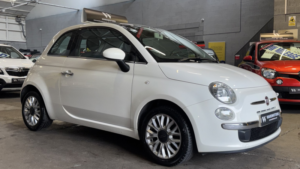 2015 Fiat 500 1.2 500 1.2 69hp Lounge White 3dr Lowtax+panroof in White — image 4