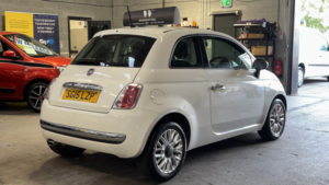 2015 Fiat 500 1.2 500 1.2 69hp Lounge White 3dr Lowtax+panroof in White — image 6