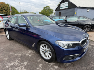 2018 BMW 5 Series 2.0 525d Se Saloon 4dr Diesel Auto Euro 6 (s/s) (231 Ps) in Blue — image 3