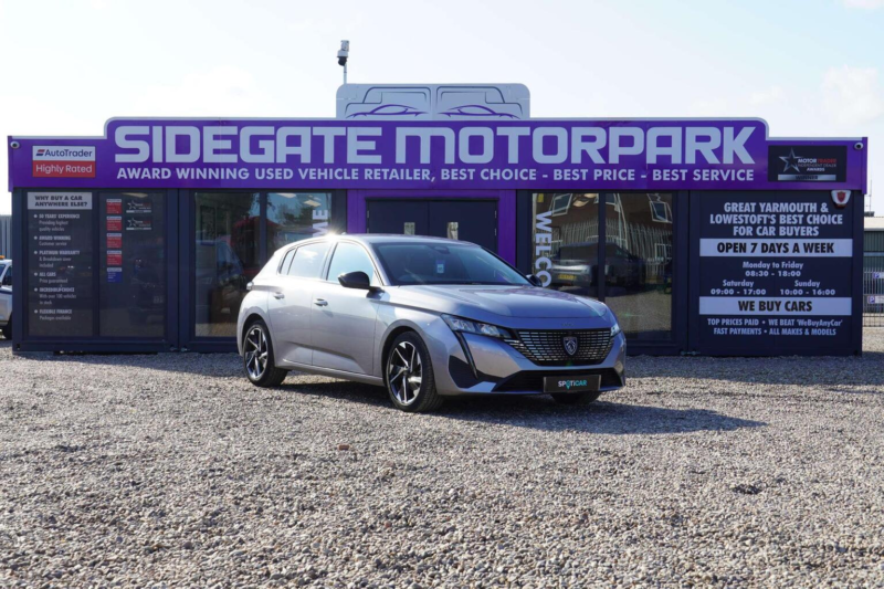 2022 Peugeot 308 1.2 Puretech Allure Premium Eat Euro 6 (s/s) 5dr in Grey — image 1