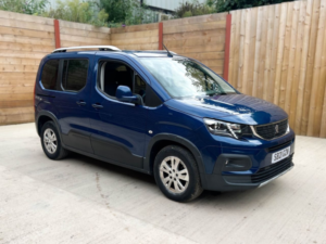 2021 Peugeot Rifter 3 SEAT Petrol Auto Wheelchair Accessible Disabled Access Vehicle Wav in Blue — image 3