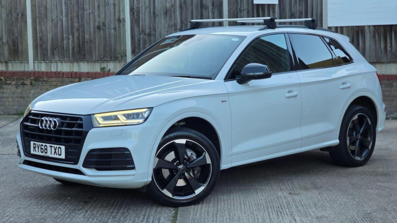 2019 Audi Q5 2.0 Tdi 40 Black Edition S Tronic Quattro Euro 6 (s/s) 5dr in White — image 1