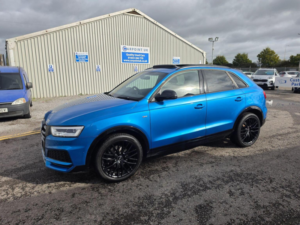 2018 Audi Q3 2.0 Tdi Black Edition Quattro Euro 6 (s/s) 5dr in Blue — image 3