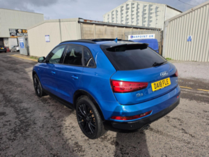 2018 Audi Q3 2.0 Tdi Black Edition Quattro Euro 6 (s/s) 5dr in Blue — image 4