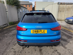 2018 Audi Q3 2.0 Tdi Black Edition Quattro Euro 6 (s/s) 5dr in Blue — image 5