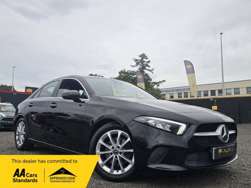 2019 Mercedes-Benz A Class 1.3 A200 Sport (premium) Saloon 4dr Petrol 7g-Dct Euro 6 (s/s) (163 Ps) in Black — image 1
