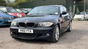 2010 BMW 1 Series 2.0 118d M Sport Euro 5 5dr in Black — image 3