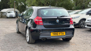 2010 BMW 1 Series 2.0 118d M Sport Euro 5 5dr in Black — image 4
