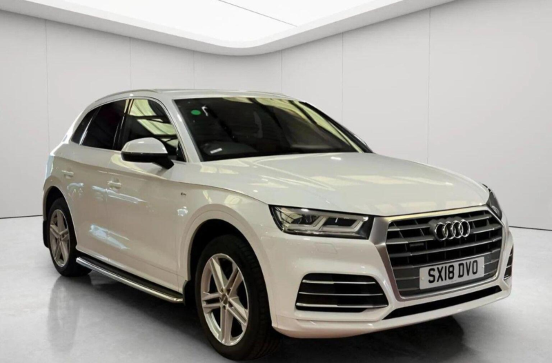 2018 Audi Q5 2.0 Tdi S Line S Tronic Quattro Euro 6 (s/s) 5dr in White — image 1
