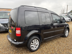 2016 Volkswagen Caddy Life Drive From Wheelchair Access Vehicle Wav 1.6 Tdi Cr in Black — image 3