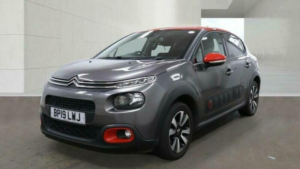 2019 Citroen C3 1.2 Puretech Flair Euro 6 (s/s) 5dr in Grey — image 3