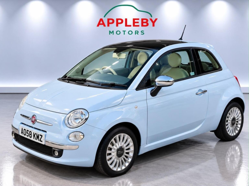 2009 Fiat 500 1.2 Lounge Euro 4 3dr in Blue — image 1