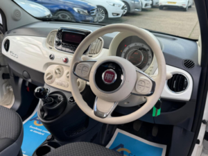 2016 Fiat 500 1.2 Pop Euro 6 (s/s) 3dr in White — image 3