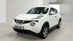 2016 Nissan Juke 1.6 Visia Euro 6 5dr in White — image 2