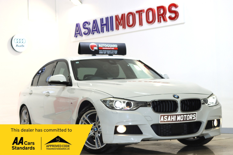 2014 BMW 3 Series 320i M Sport Saloon 4dr Petrol Auto Euro 6 (s/s) (184 Ps) in White — image 1