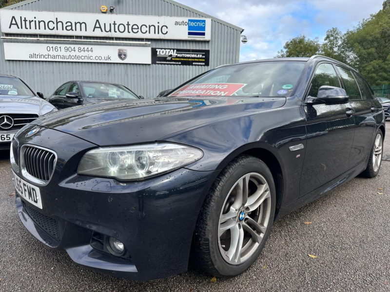 2015 BMW 5 Series 2.0 520i M Sport Touring Euro 6 (s/s) 5dr in Black — image 1