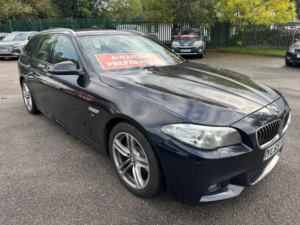 2015 BMW 5 Series 2.0 520i M Sport Touring Euro 6 (s/s) 5dr in Black — image 3