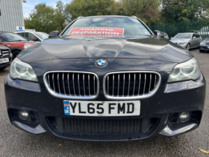 2015 BMW 5 Series 2.0 520i M Sport Touring Euro 6 (s/s) 5dr in Black — image 4