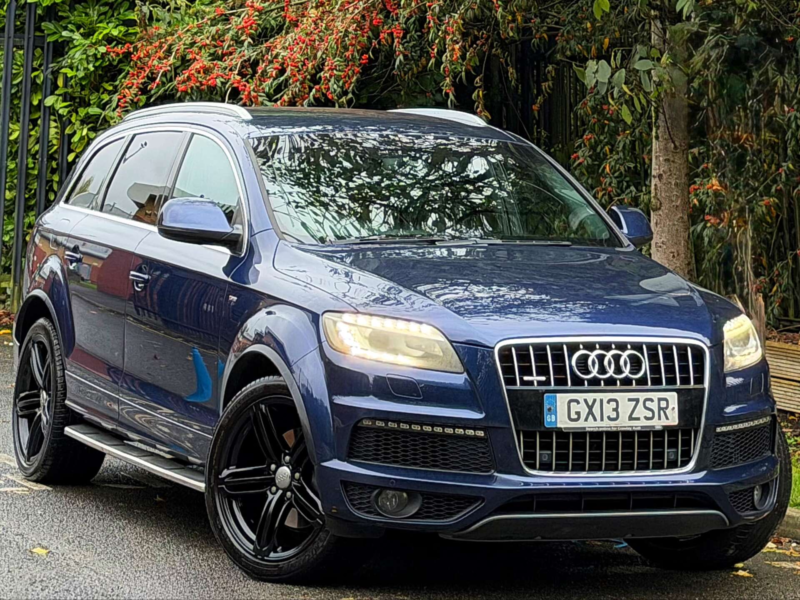 2013 Audi Q7 3.0 Tdi V6 S Line Plus SUV 5dr Diesel Tiptronic Quattro Euro 5 (s/s) (245 Ps) in Blue — image 1