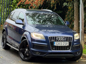 2013 Audi Q7 3.0 Tdi V6 S Line Plus SUV 5dr Diesel Tiptronic Quattro Euro 5 (s/s) (245 Ps) in Blue — image 3