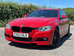 2013 BMW 3 Series 3.0 330d M Sport Touring Auto Xdrive Euro 5 (s/s) 5dr in Red — image 2