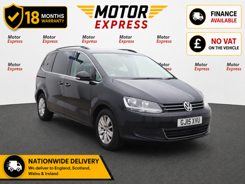 2015 Volkswagen Sharan 2.0 Tdi Bluemotion Tech Se in Black — image 1