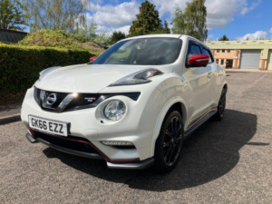 2016 Nissan Juke 1.6 Dig-T Nismo Rs SUV 5dr Petrol Xtron 4WD Euro 6 (214 Ps) in White — image 3