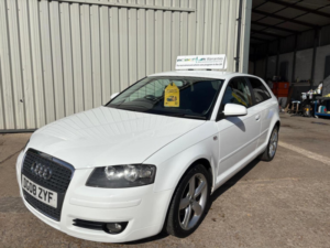 2008 Audi A3 1.6 Sport 3dr in White — image 3