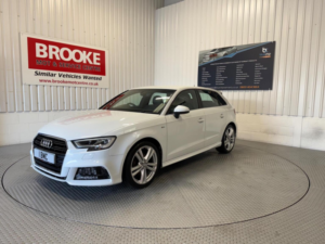 2018 Audi A3 1.0 Tfsi 30 S Line Sportback Euro 6 (s/s) 5dr in White — image 3