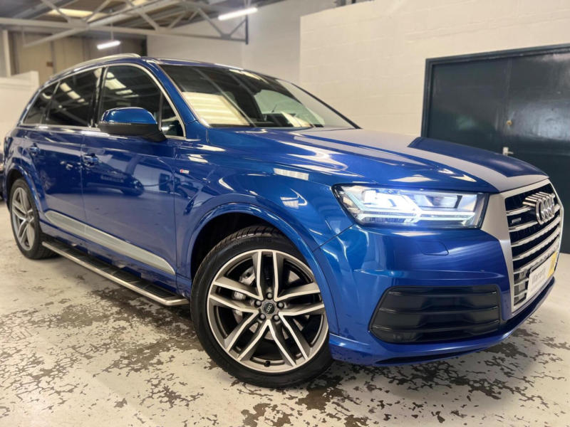 2017 Audi Q7 3.0 Tdi V6 S Line Tiptronic Quattro Euro 6 (s/s) 5dr in Blue — image 1