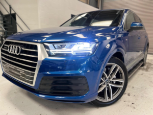 2017 Audi Q7 3.0 Tdi V6 S Line Tiptronic Quattro Euro 6 (s/s) 5dr in Blue — image 3