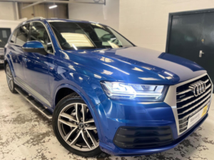2017 Audi Q7 3.0 Tdi V6 S Line Tiptronic Quattro Euro 6 (s/s) 5dr in Blue — image 5