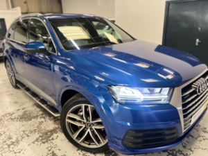 2017 Audi Q7 3.0 Tdi V6 S Line Tiptronic Quattro Euro 6 (s/s) 5dr in Blue — image 6