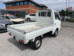 1996 Suzuki Carry Dropside 0.7 4WD Kei Pick Up Truck in White — image 6