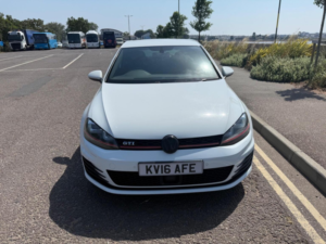 2016 Volkswagen Golf 2.0 Tsi Bluemotion Tech Gti Launch Euro 6 (s/s) 3dr in White — image 2