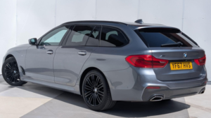 2017 BMW 5 Series 2.0 520d M Sport Touring Auto Xdrive Euro 6 (s/s) 5dr in Blue — image 4