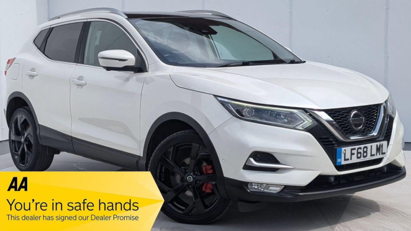 2018 Nissan Qashqai 1.3 Dig-T Tekna Euro 6 (s/s) 5dr in White — image 1