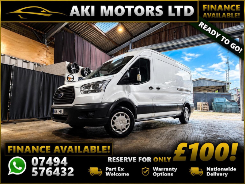 2017 Ford Transit 2.0 310 Ecoblue Fwd L3 H2 Euro 6 5dr in White — image 1