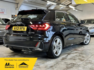 2021 Audi A1 1.0 Tfsi 30 S Line Sportback S Tronic Euro 6 (s/s) 5dr in Black — image 4