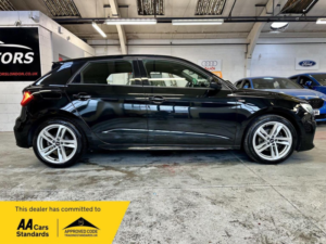 2021 Audi A1 1.0 Tfsi 30 S Line Sportback S Tronic Euro 6 (s/s) 5dr in Black — image 6