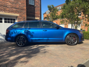 2017 Skoda Octavia 2.0 Tdi Vrs Estate 5dr Diesel Manual Euro 6 (s/s) (184 Ps) in Blue — image 2
