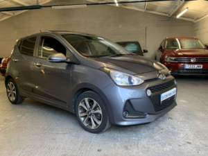 2018 Hyundai I10 1.2 Premium Se Hatchback 5dr Petrol Auto Euro 6 (87 Ps) in Grey — image 2