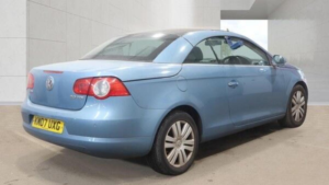 2007 Volkswagen Eos 2.0 Tdi Cabriolet Euro 4 2dr in Blue — image 5