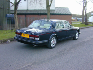 1990 Bentley Turbo R Ref 8690 - Bentley Turbo 6.8 Rl Lwb Red Label - (big Spec - Bench Seat) (rhd - Uk Car) in Blue — image 3