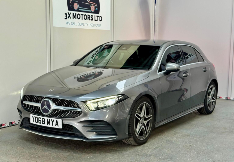 2018 Mercedes-Benz A Class 1.5 A180d Amg Line 7g-Dct Euro 6 (s/s) 5dr in Grey — image 1