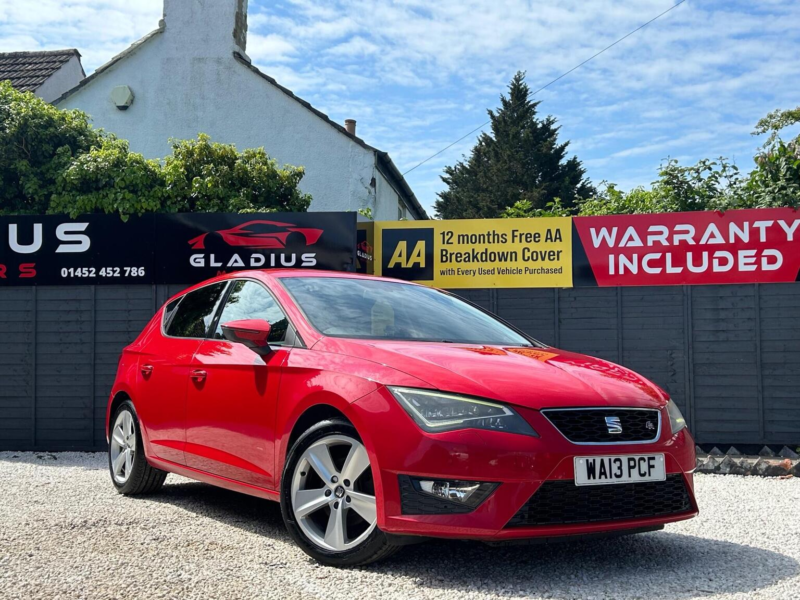 2013 SEAT Leon 2.0 Tdi Cr Fr Euro 5 (s/s) 5dr in Red — image 1